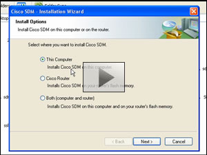 Installing Cisco Security Device Manager (SDM) Lab - Part 1